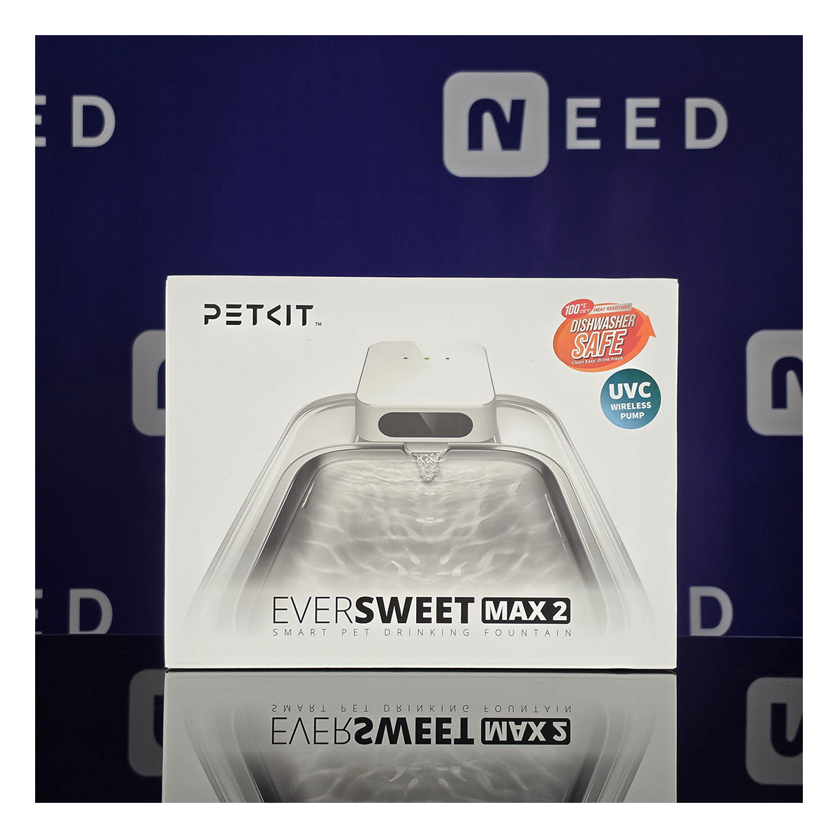 PETKIT | Eversweet Max 2 UVC Drinking Fountain | 3L Capacity | UVC Sterilization | BPA Free | White