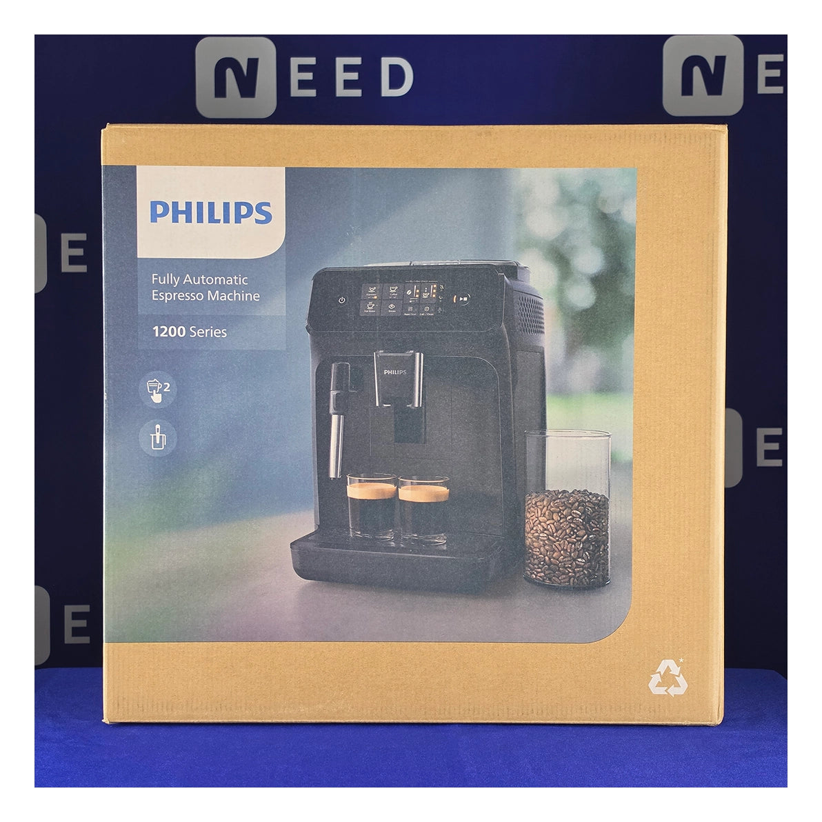 Philips | Espressomaschine Serie 1200 | EP1224/00 | Pumpendruck 15 bar | Vollautomatisch | 1500 W