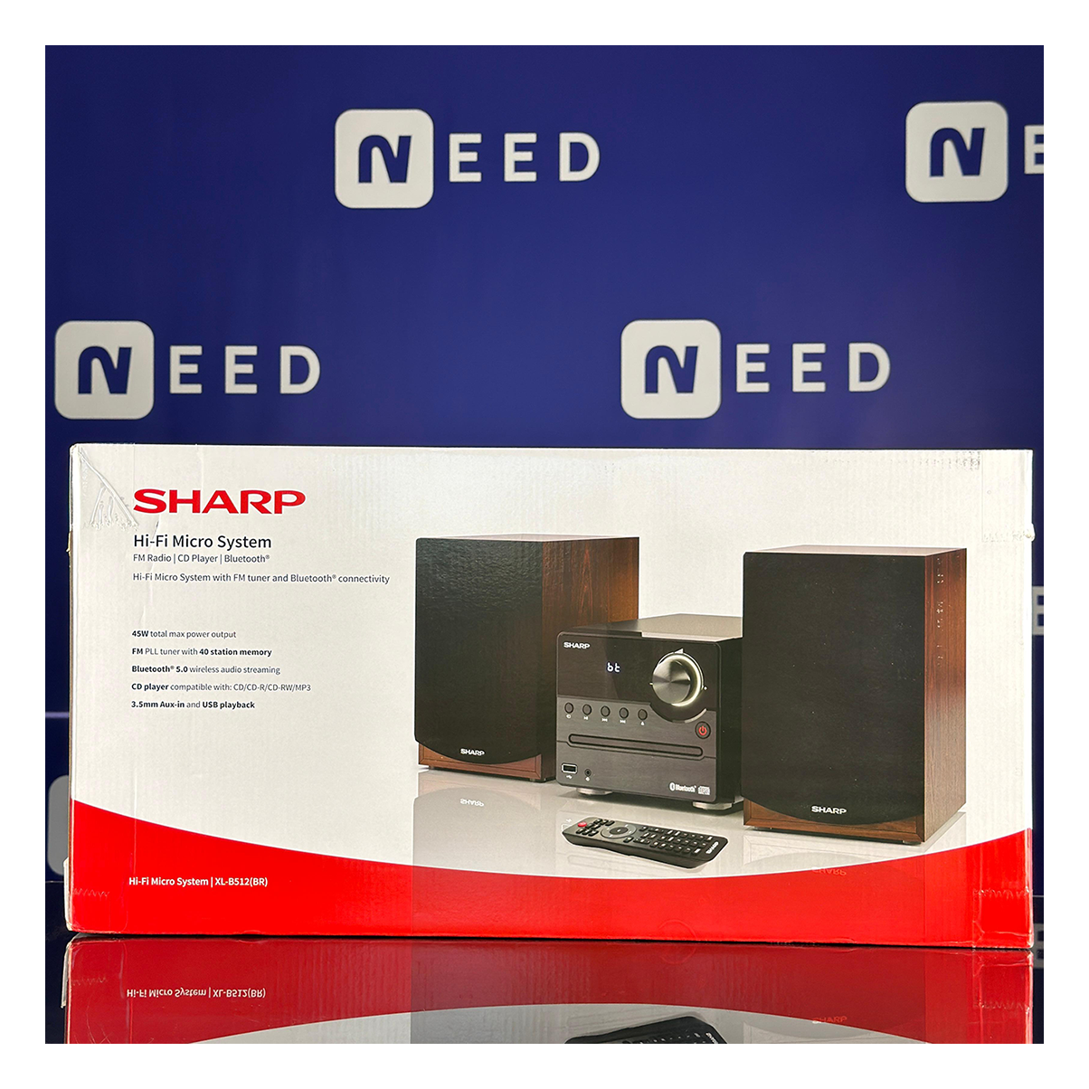 Sharp | XL-B512 Micro System | 45W | Bluetooth 5.0 | CD