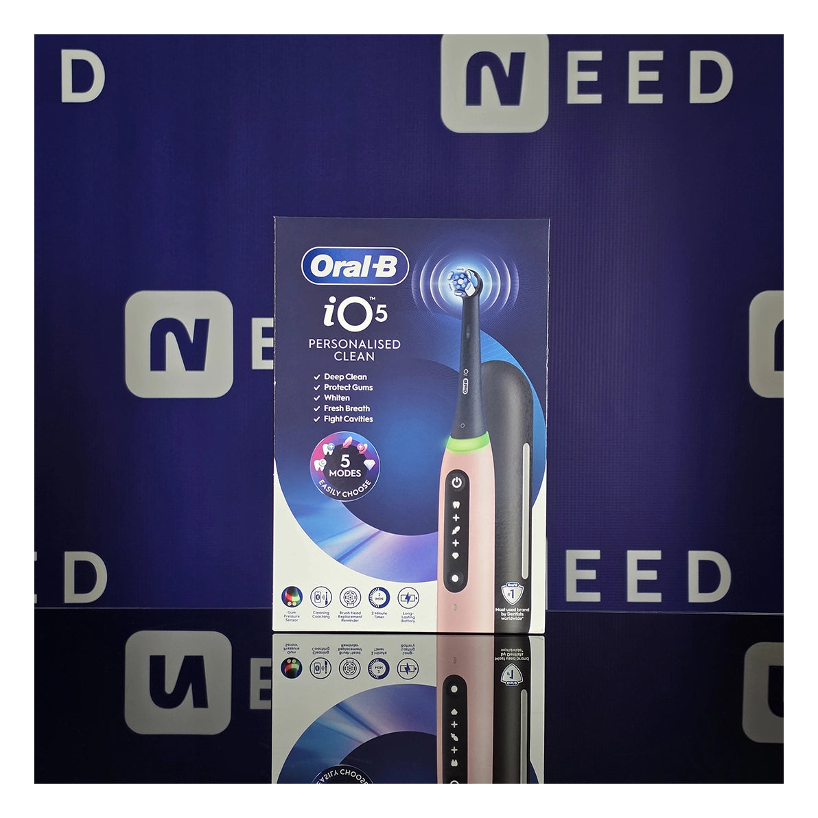 Oral-B | iO5 Series | iO5 Pink | Electric Toothbrush | Rechargeable | Pink