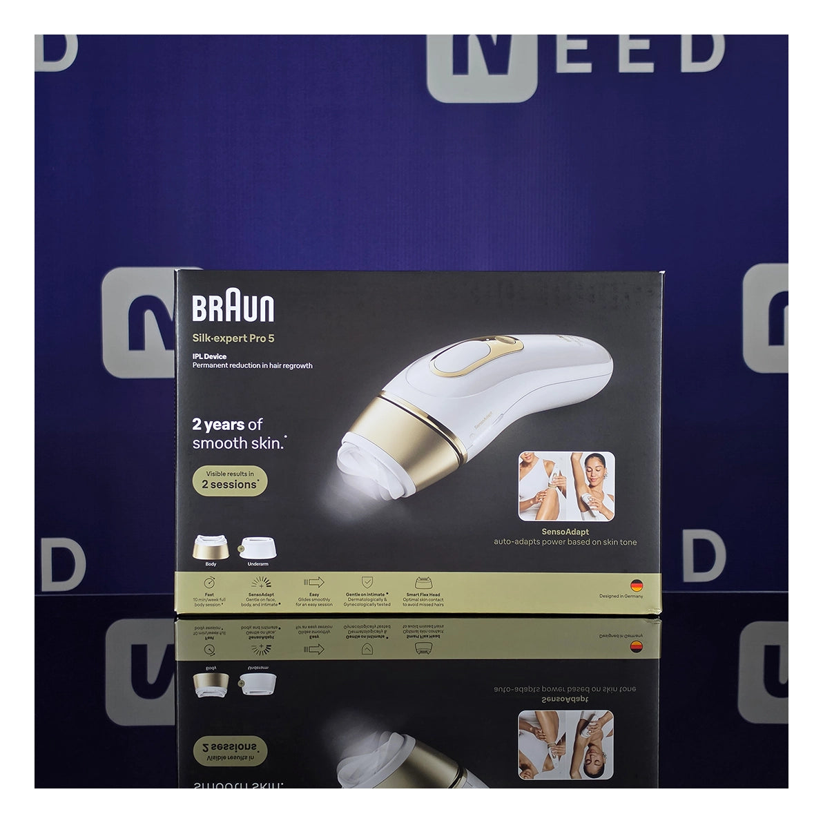 Braun | Épilateur IPL | Silk-expert Pro 5 PL5210 | Blanc/Or