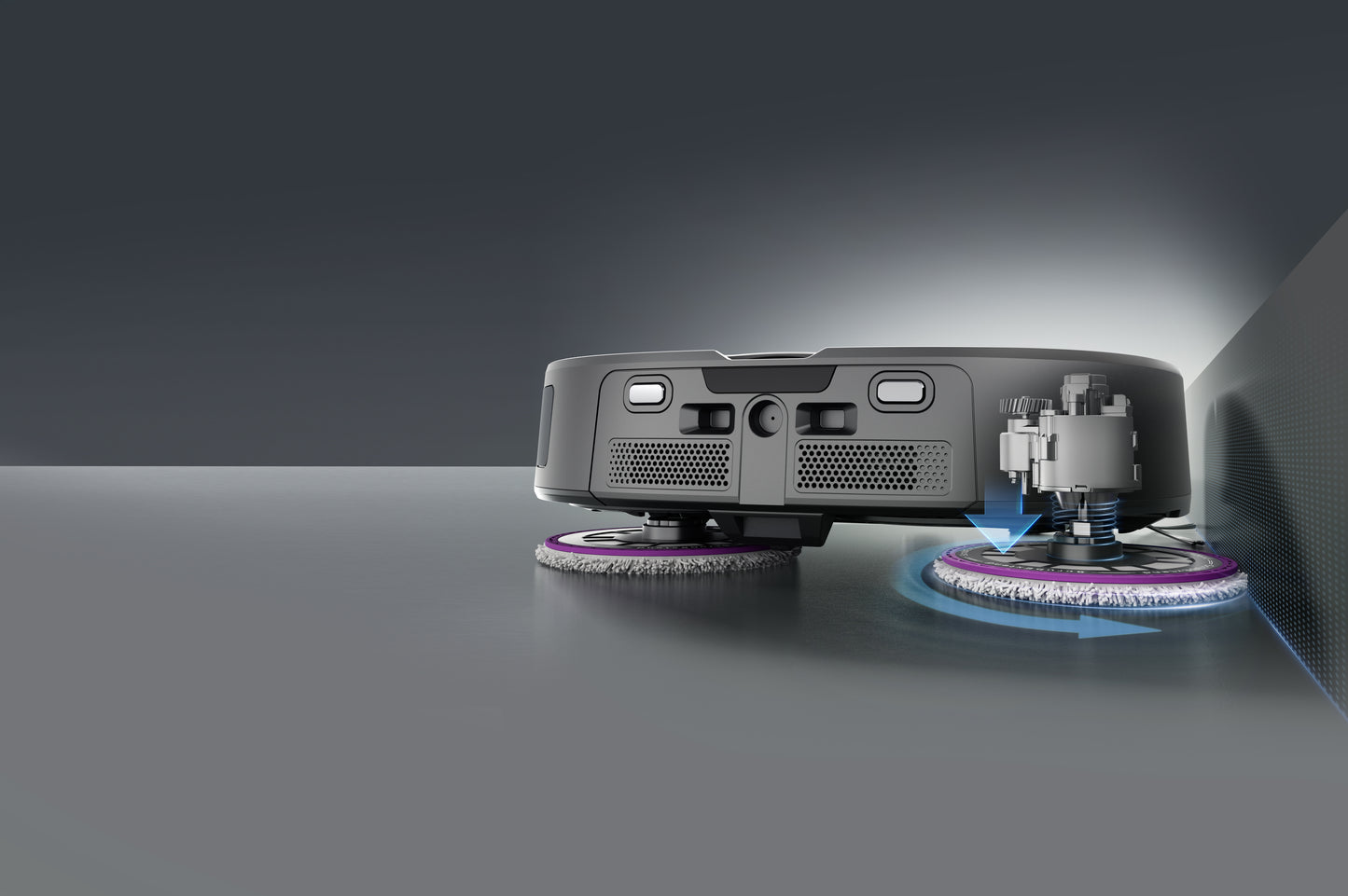 Aspirateur robot Midea | V15 | Humide et sec | 5200 mAh | Capacité 3 L | 16200 Pa | Noir