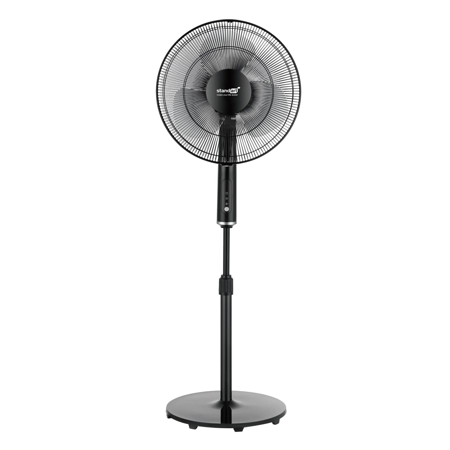 Standart | FS40-21MR | Pedestal Fan | 40 cm | 40 W | Remote Control | Timer | Black