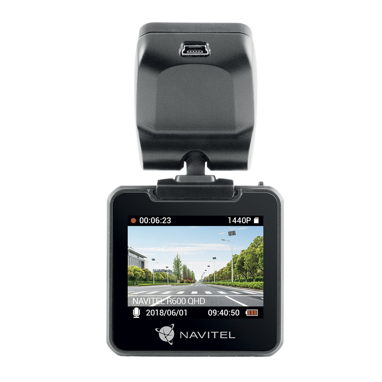 Navitel | R600 QUAD HD | Audio recorder | Built-in display | Movement detection technology