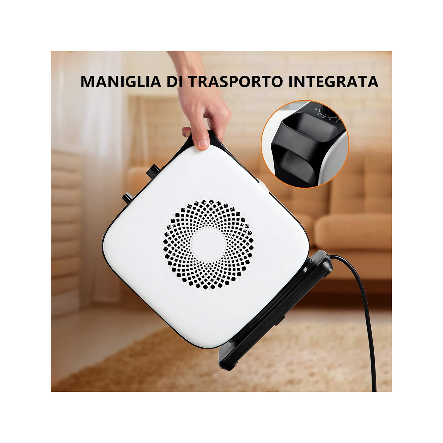 Midea Compact PTC Fan Heater | NTY15-19CA | Fan heater | 1500 W