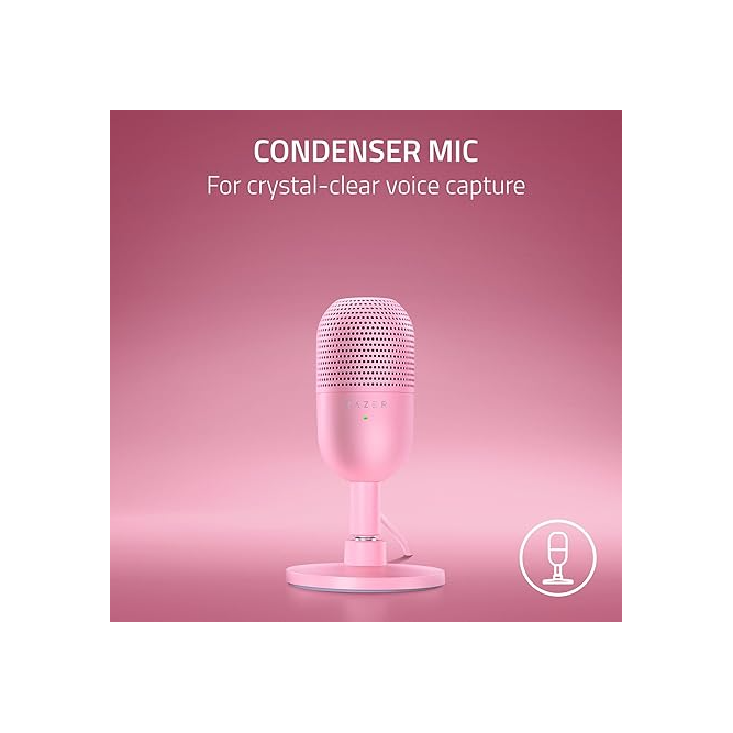 Razer | Streaming Microphone | Seiren V3 Mini | Quartz