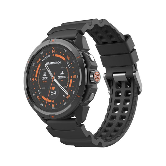 Hammer HAMMER | Watch 2 | Smart watch | Black | Orange | Water-resistant