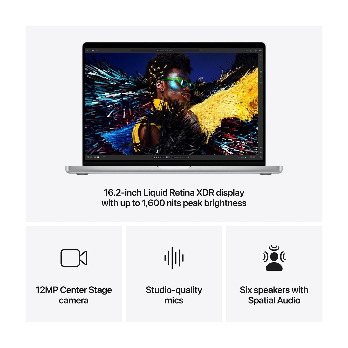 Apple MacBook | Pro | Silver | 16 " | 3456 x 2234 | 24 GB | 512 GB | M4 Pro chip 14-core CPU/20-core GPU