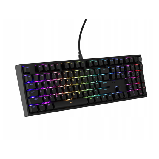 GENESIS THOR 404 RGB Mechanical Gaming Keyboard | Gateron Yellow Pro | US Layout
