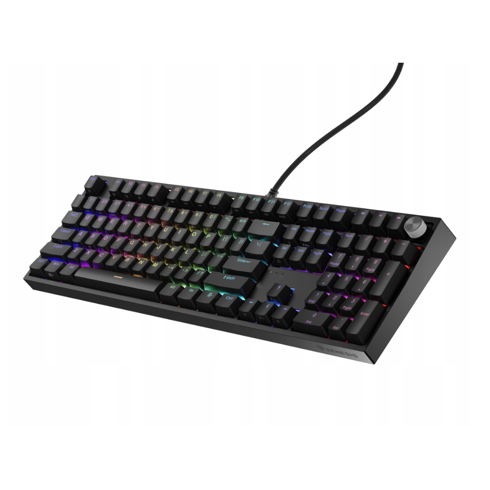 GENESIS THOR 404 RGB Mechanical Gaming Keyboard | Gateron Yellow Pro | US Layout