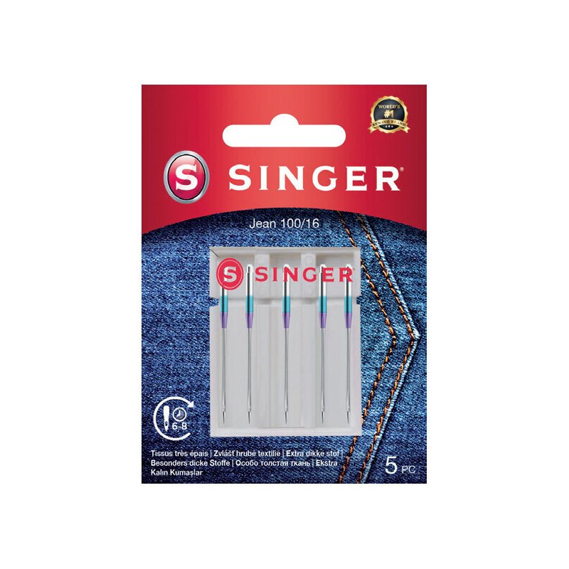 Singer | Denim Needle 100/16 5PK