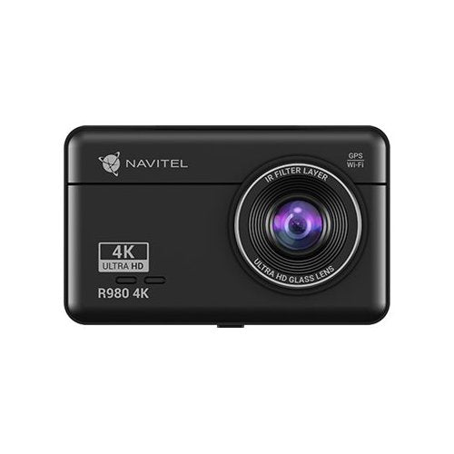 Navitel | Dashcam with Wi-Fi, GPS-informer, and digital speedometer | R980 4K | IPS display 3''; 854x480; Touchscreen | GPS (satellite) | Maps included