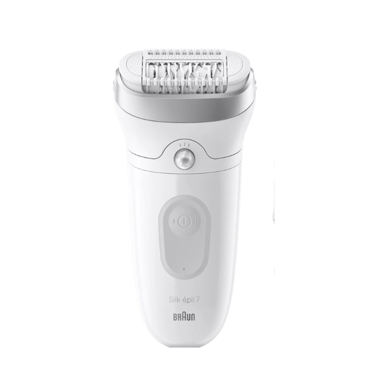 Braun Epilierer | SE7-041 Silk-épil 7 | Wet & Dry | Weiß/Silber