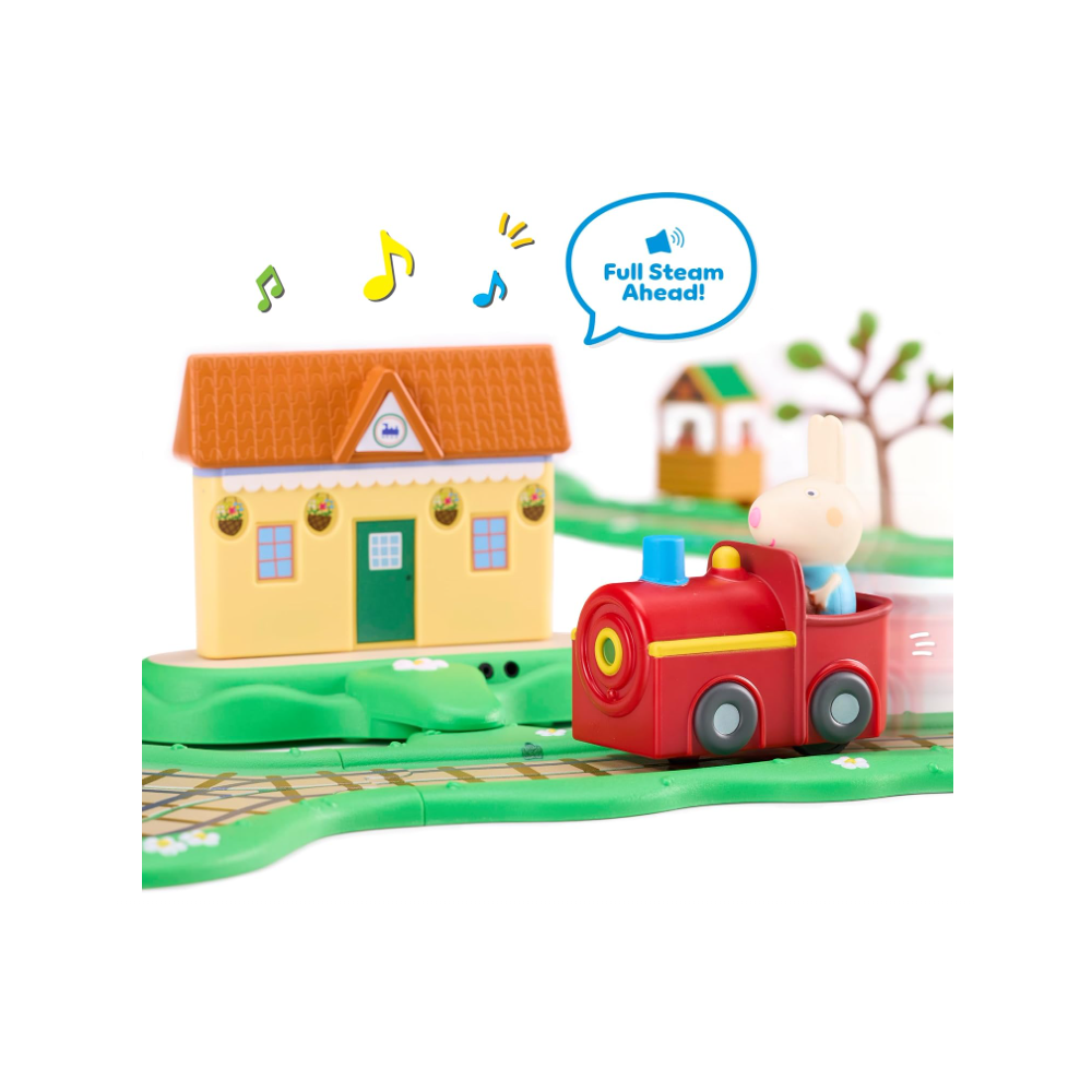Peppa Pig Whizz Around Clickety Clack Train Set | 3+
