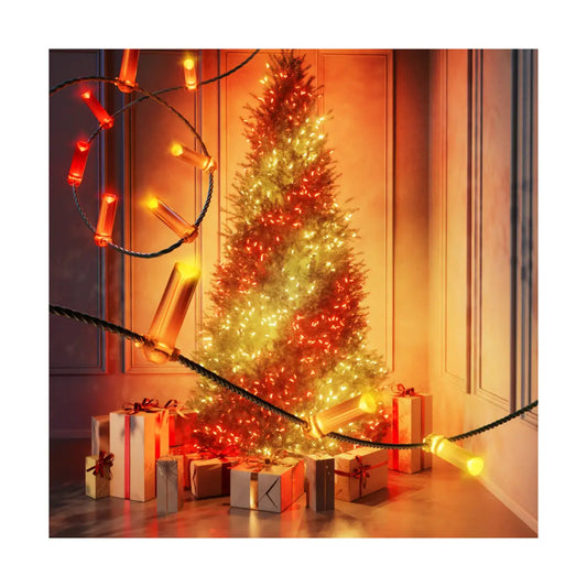 Twinkly | Candies Candle LED Lights | 100 LEDs | RGB | Clear Wire | USB-C