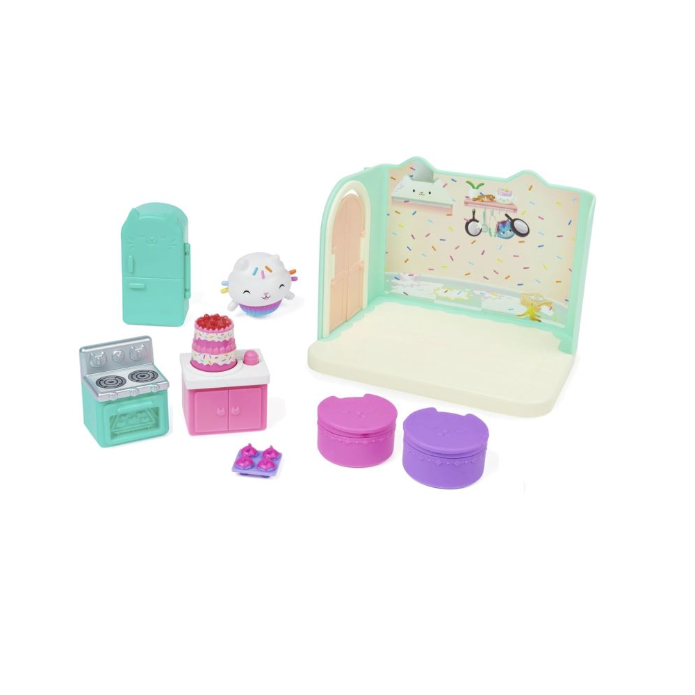 Gabby's Dollhouse Deluxe Room | Bakey with Cakey Kitchen | Cuisine Cakey | 3+