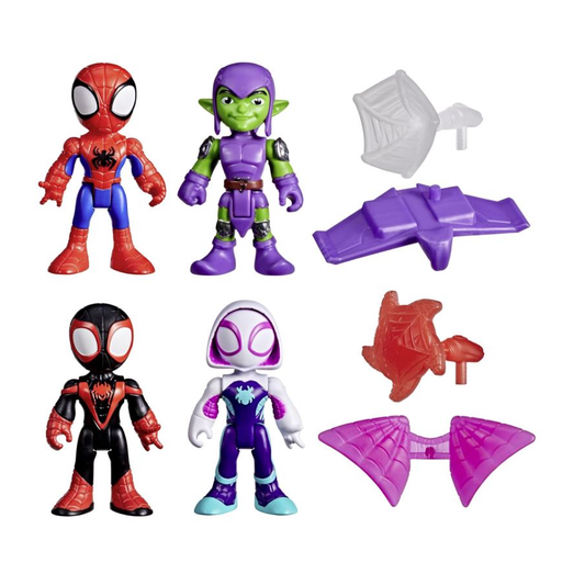 Marvel Spidey and His Amazing Friends | 3" Moving Figures Set | 3+