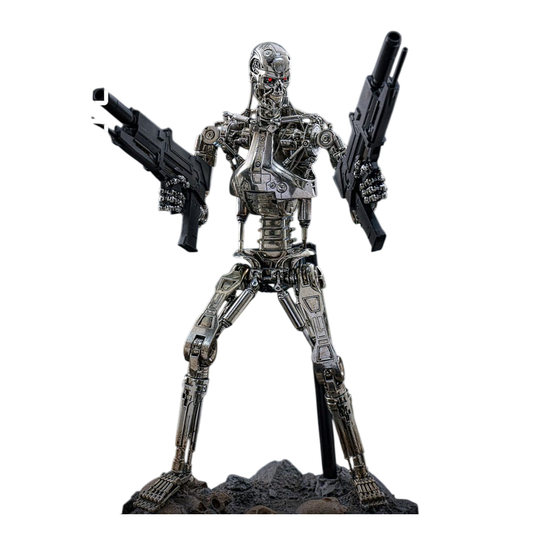 Terminator 2: Judgment Day Movie Masterpiece Die-cast Action Figure 1/6 Endoskeleton (Battle Damaged Version) 31 cm