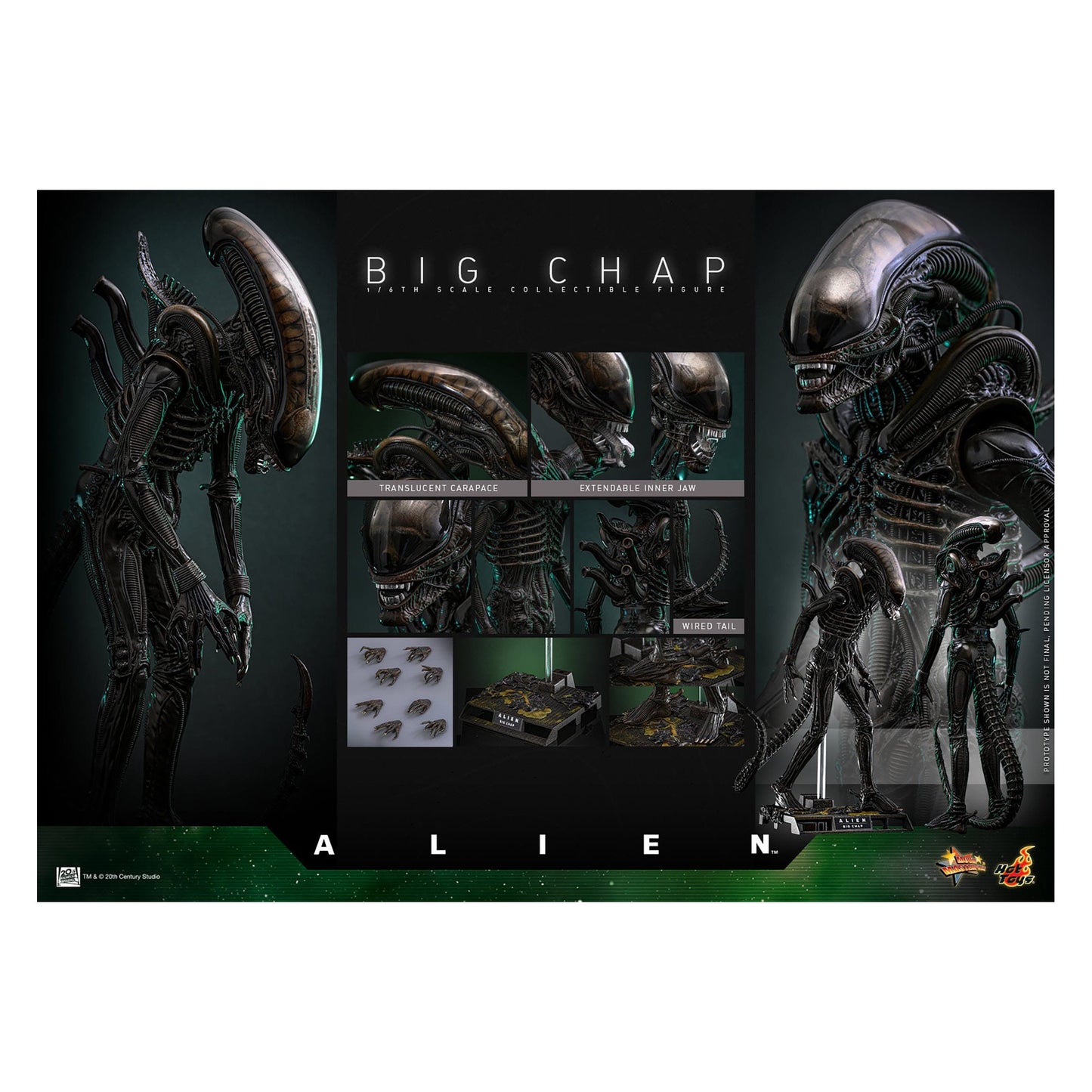 Alien Movie Masterpiece Action Figure 1/6 Big Chap 36 cm