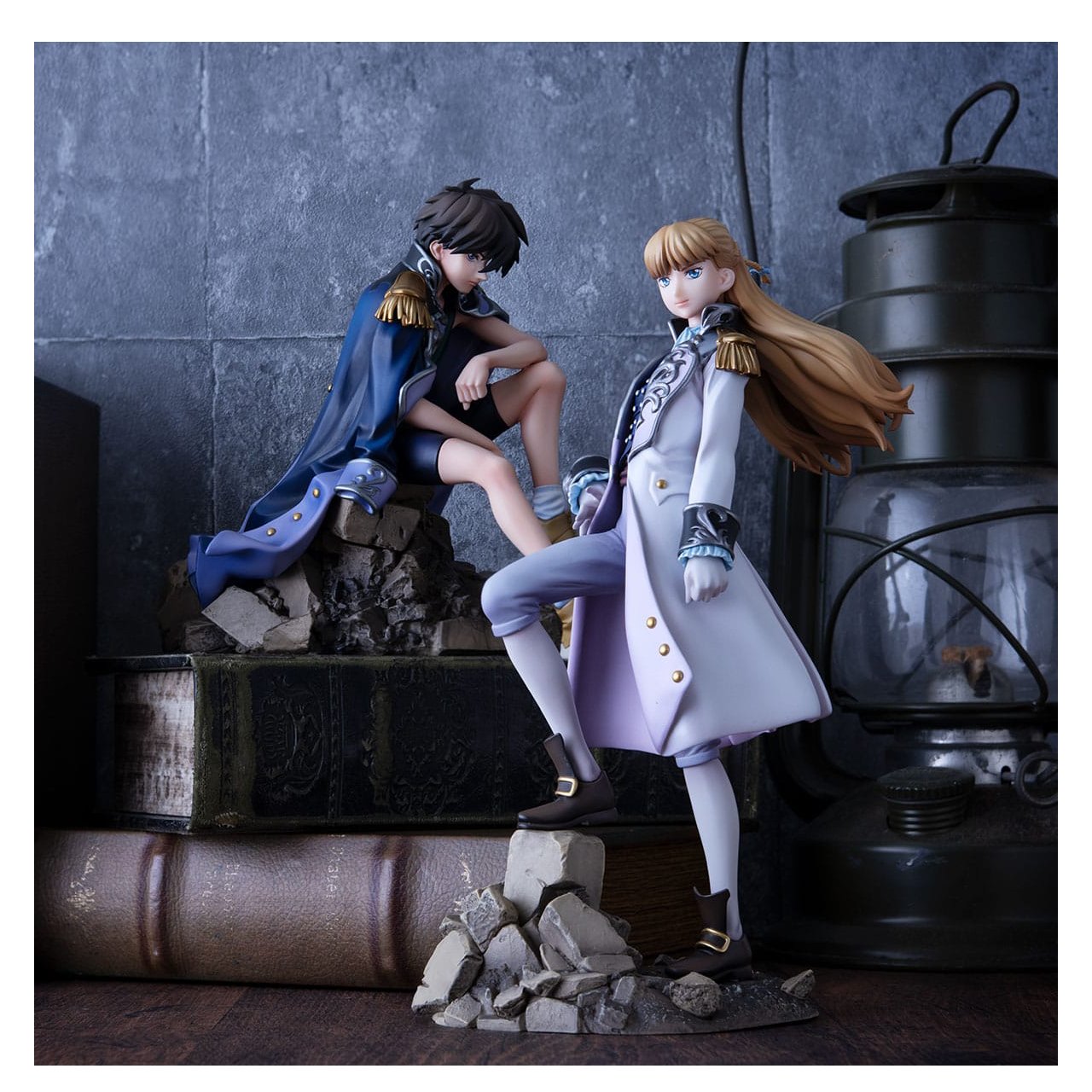 Mobile Suit Gundam Wing Alpha x Omega PVC Statue 1/8 Heero Yuy & Relena Peacecraft Set 30th Anniversary Repaint Ver. 14 cm