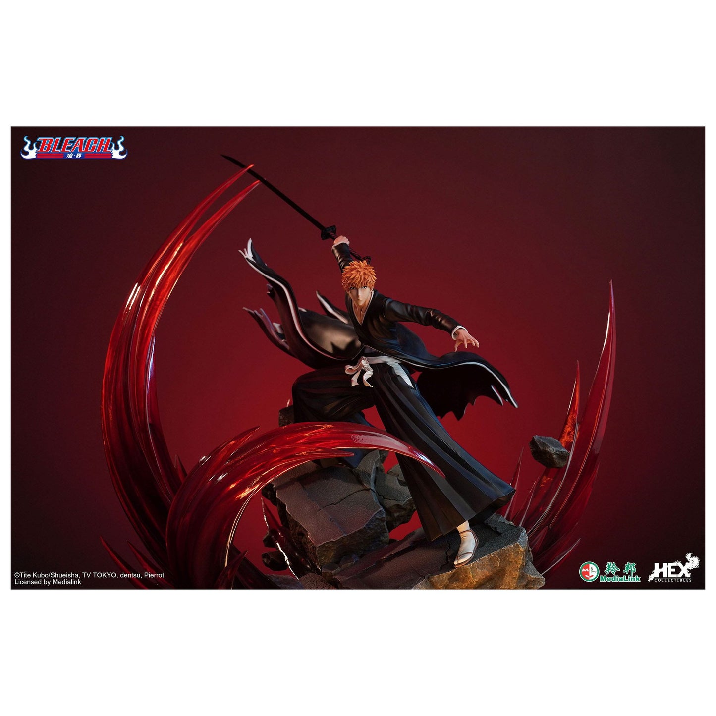 Bleach Elite Dynamic Statue 1/6 Ichigo Kurosaki 51 cm