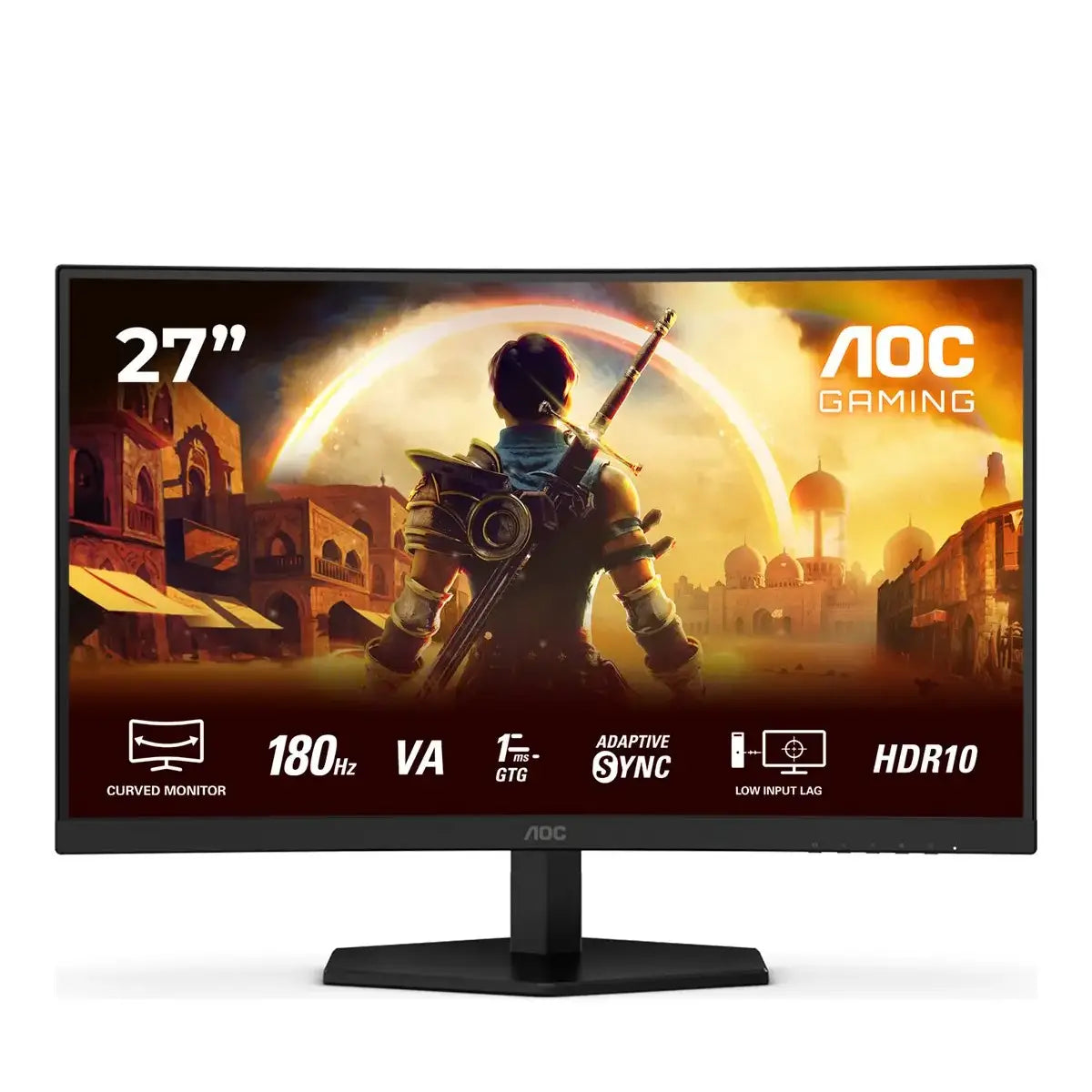 AOC Gaming | C27G42E | 27" | Fast VA | Full HD (1080p) 1920 x 1080 at 180 Hz | 300 cd/m²