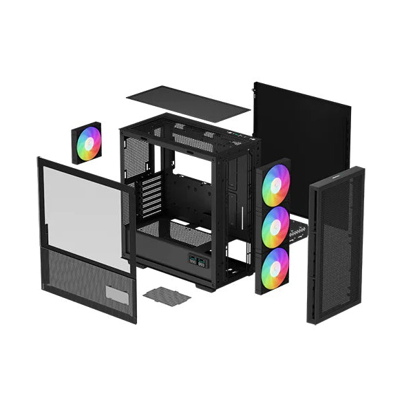 Deepcool CH560 Digital | Mid-Tower | Black | Side Window | ATX | No PSU