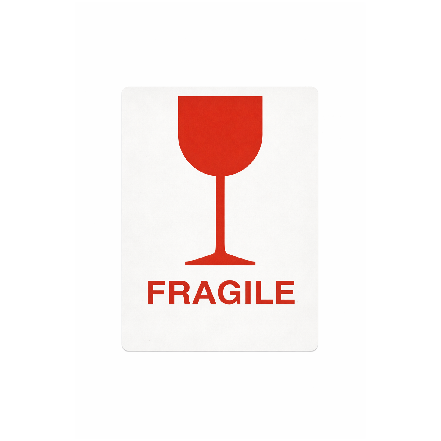 Labels FRAGILE | 60×80/40 mm | 1 Roll | 150 Stickers