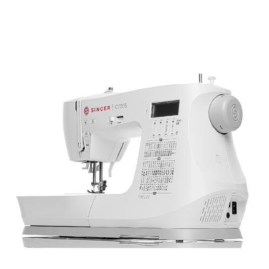 SINGER | Computerized Sewing Machine | C7205 | 200 Stitches | 8 Buttonholes | 40 W | White