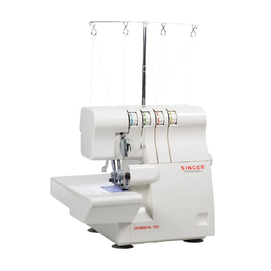 SINGER | Overlocker | 14SH654 | 4 Threads | 6 Stitches | 1300 Stitches/min | White