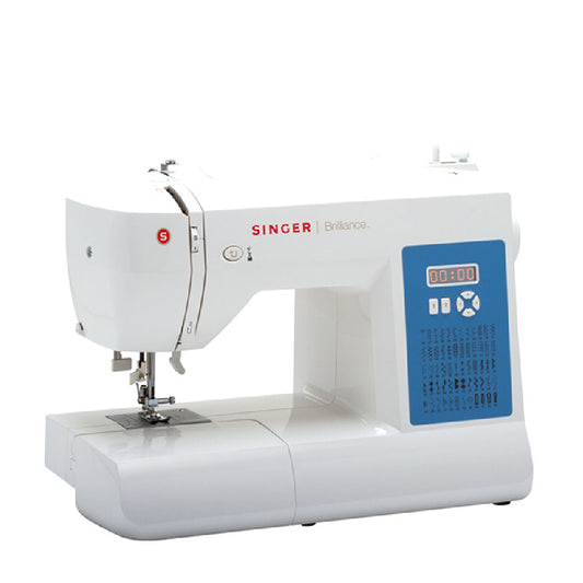 SINGER | Computerized Sewing Machine | 6160 Brilliance | 60 Stitches | 6 Buttonholes | White