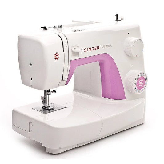 SINGER | Sewing Machine | SIMPLE 3223 | 23 Stitches | 1 Buttonhole | White/Pink