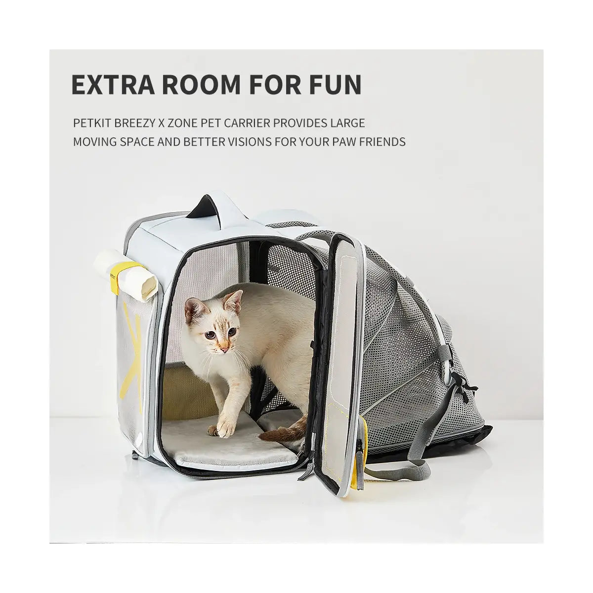 PETKIT | Pet Carrier | BP3 X ZONE | Grey