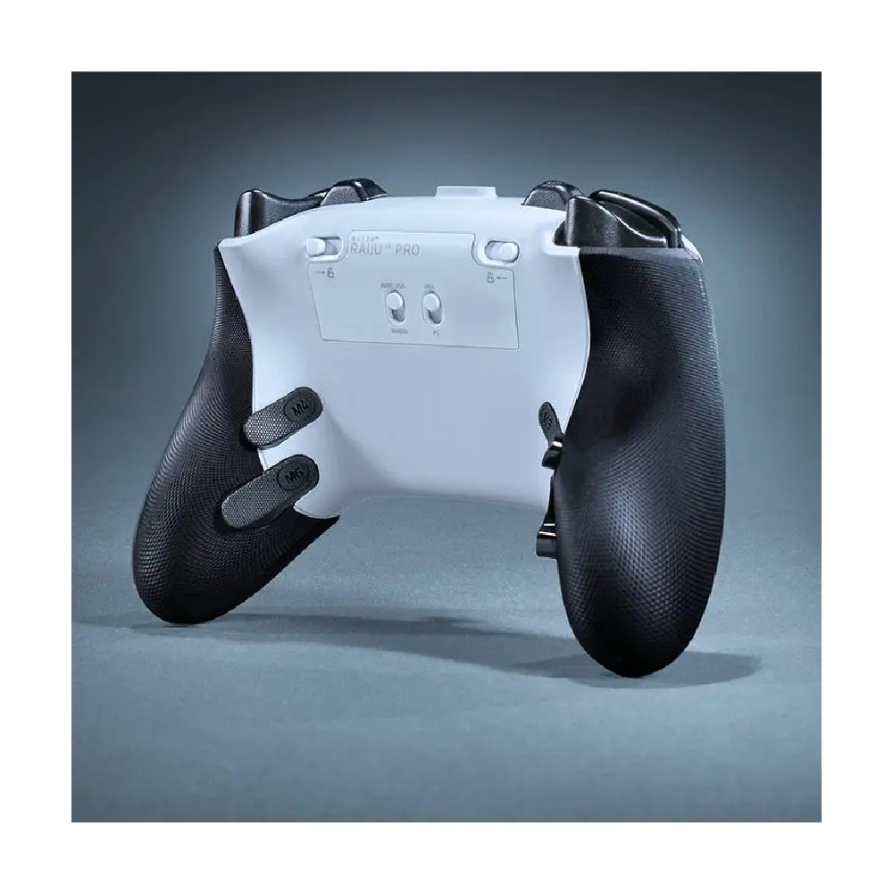 Razer Raiju V3 Pro | Wireless Esports Controller | Mecha-Tactile Buttons | Hall Effect Sticks | PS5, PC | White