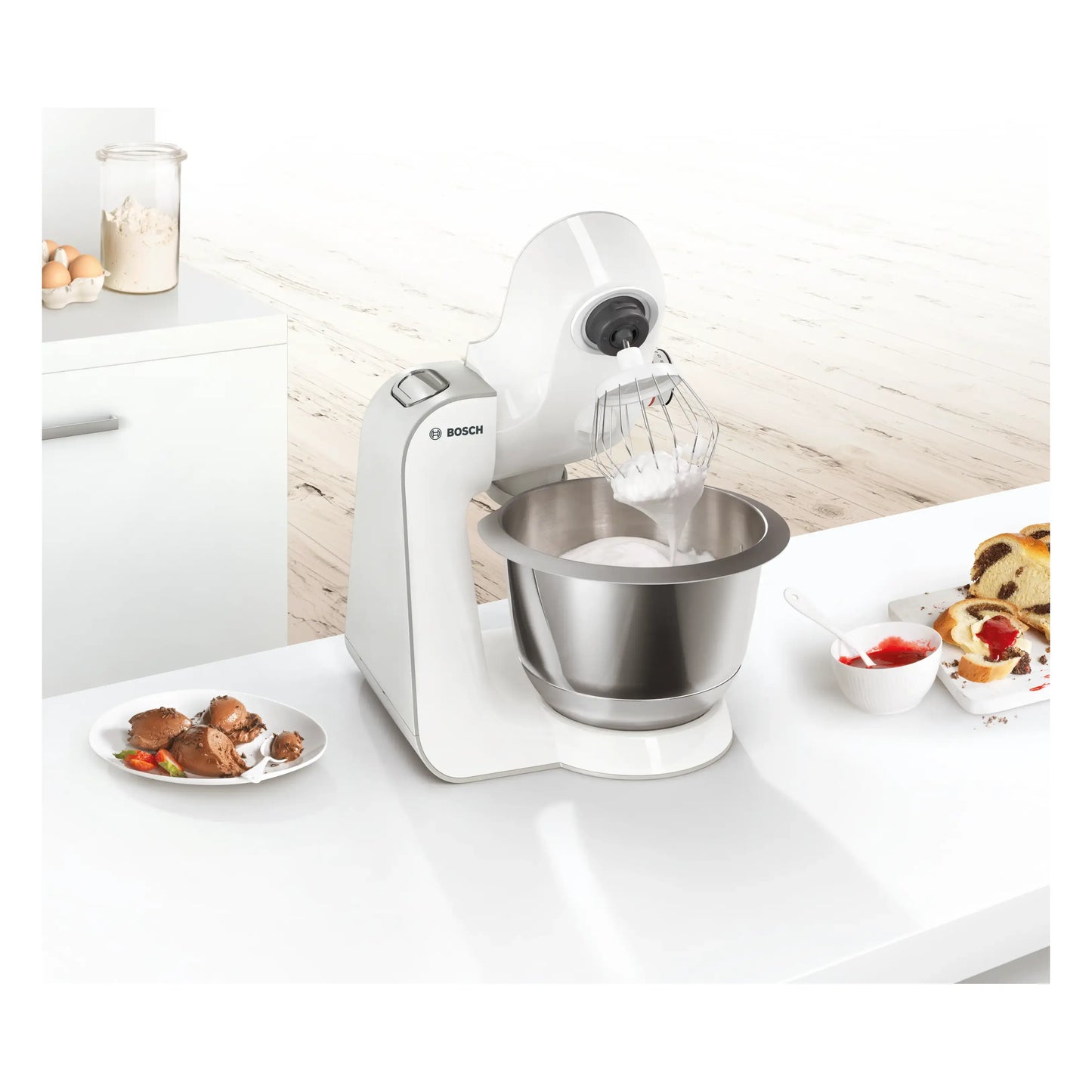 Bosch | Kitchen machine | MUM58200 | 1000 W | Speed Settings Qty 7 | Bowl Capacity 3.9 litres | Silver