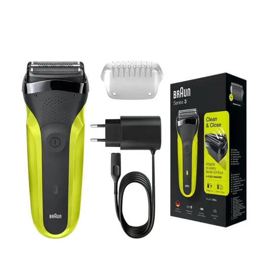 Braun | Shaver | 300s | Operating time (max) 30 min | Black/Green