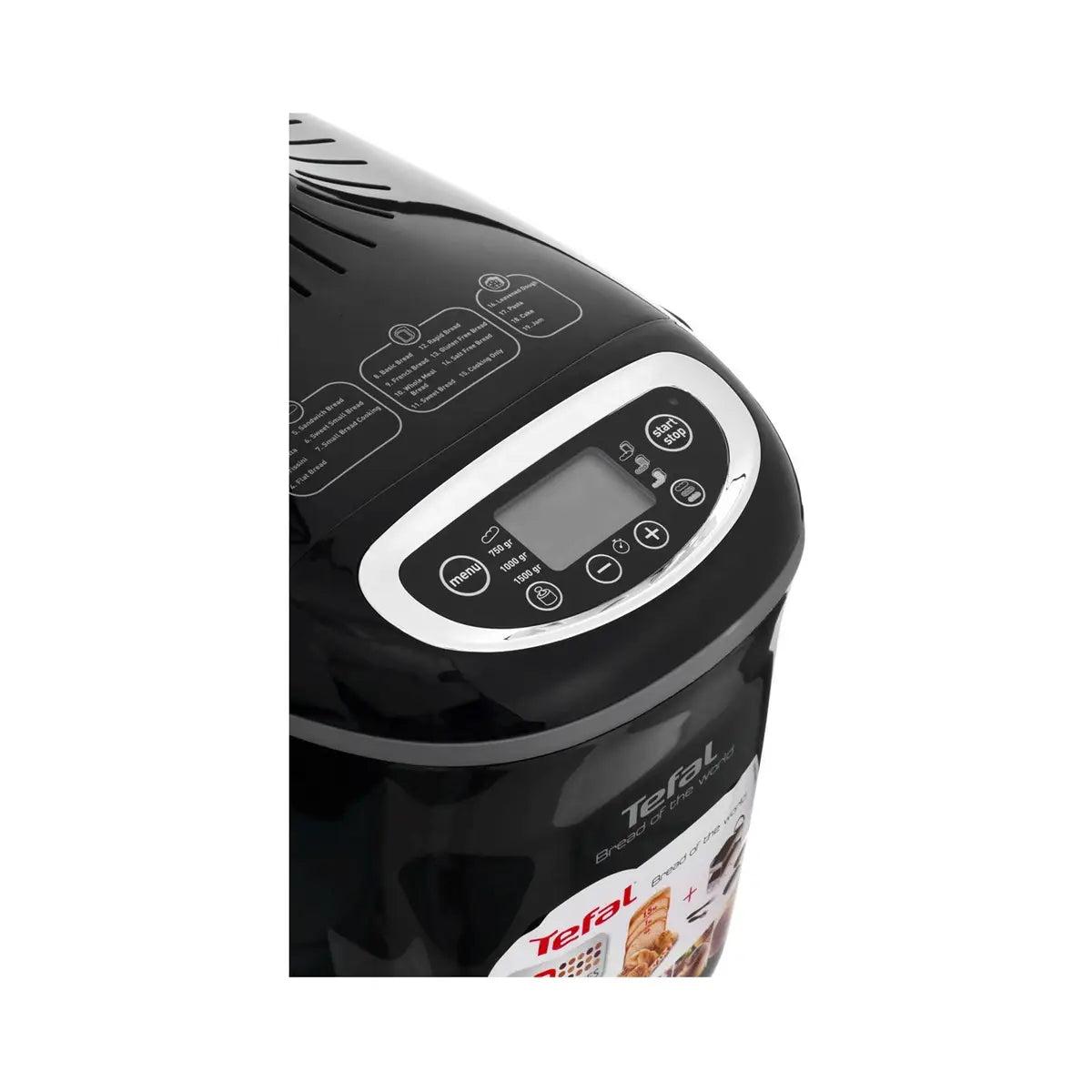 TEFAL | Breadmaker | PF611838 | 2 W | Programmes Qty 19 | Black