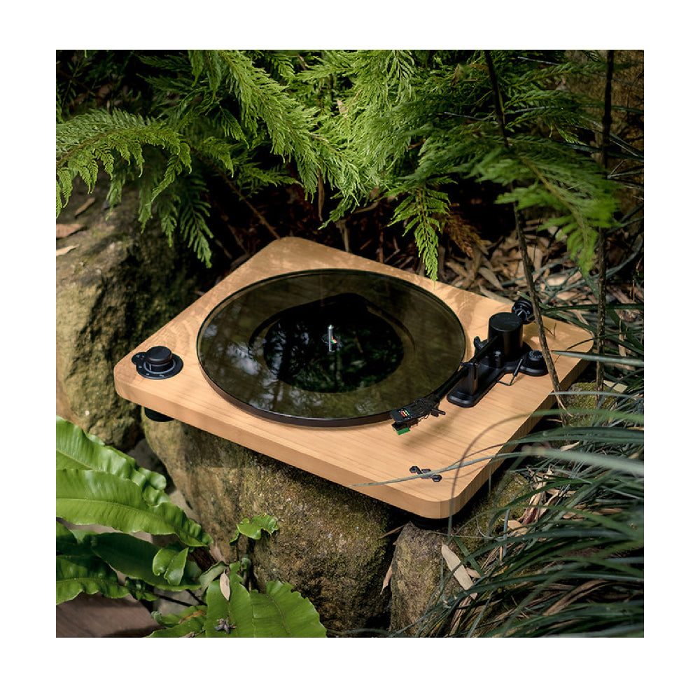 House of Marley | STIR IT UP LUX | Turntable | 45/33 rpm | Bamboo & Glass