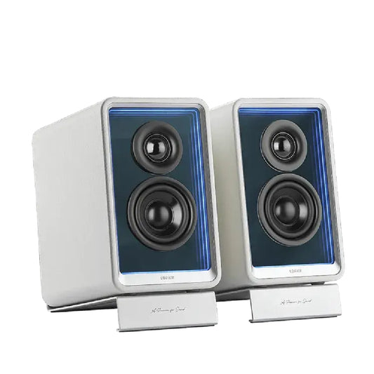 Edifier | QR65 Desktop Active Monitor with GaN Charger | 70 W | Bluetooth | White