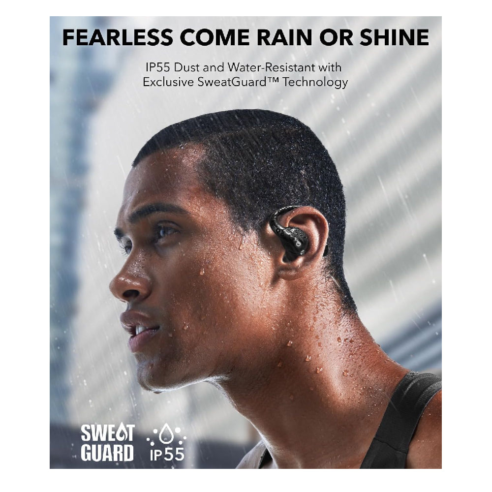 Anker Soundcore | AeroFit Pro | Open-Ear Sport Headphones | Midnight Black