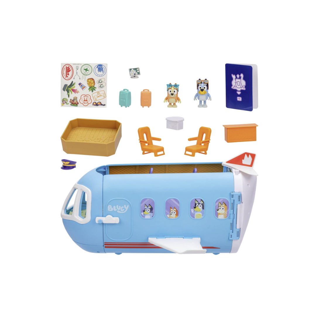 BlueY 3-in-1 Airplane Transforming Airplane Playset