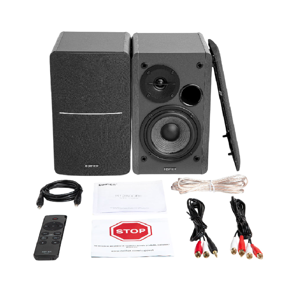 Edifier | R1280DBs | Powered Bluetooth Bookshelf Speakers | 42 W | Bluetooth | Black