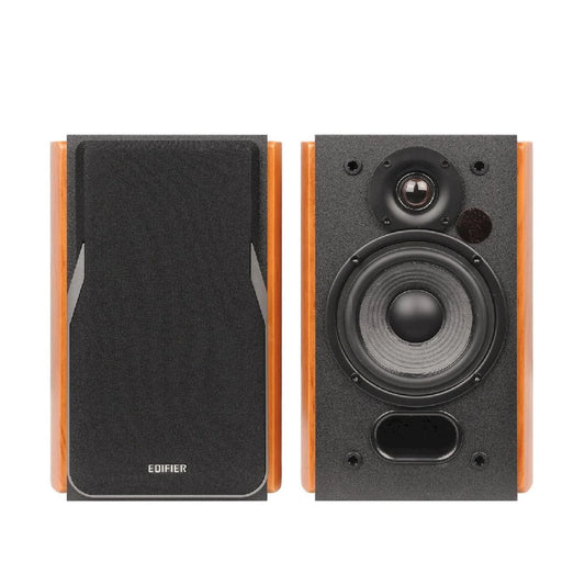 Edifier | R1380DB | Professional Bookshelf Speakers | 42 W | Bluetooth | Black/Brown