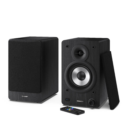 Sharp | CP-SS30(BK) | Bookshelf Speakers | 60 W | Bluetooth | Black