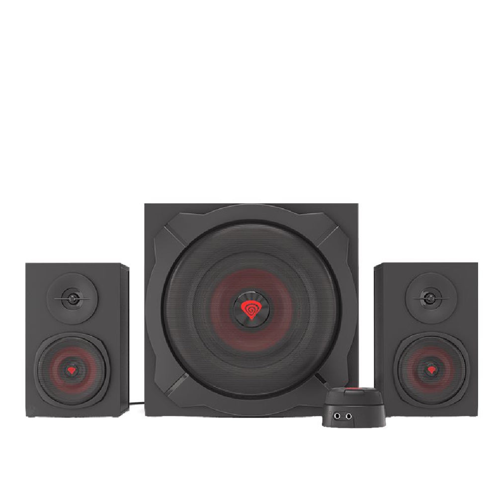 Genesis | Helium 610BT | Computer Speakers | 2.1 System | 60 W | Bluetooth | Red/Black