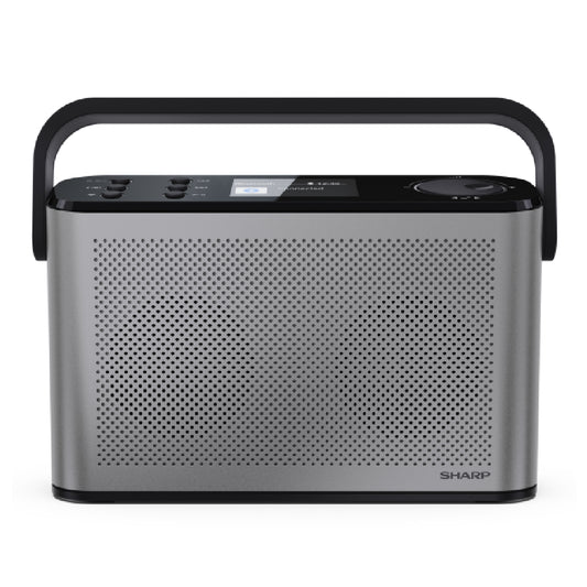 Sharp | DR-P540(GY) | Portable Digital Radio | DAB+/FM | Bluetooth | Grey