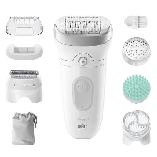 Braun | Silk-épil SE7-081 | Epilator | Wet & Dry | White
