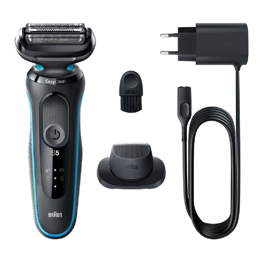 Braun | Series 5 51-M1200s | Electric Foil Shaver | Wet & Dry | Black/Mint