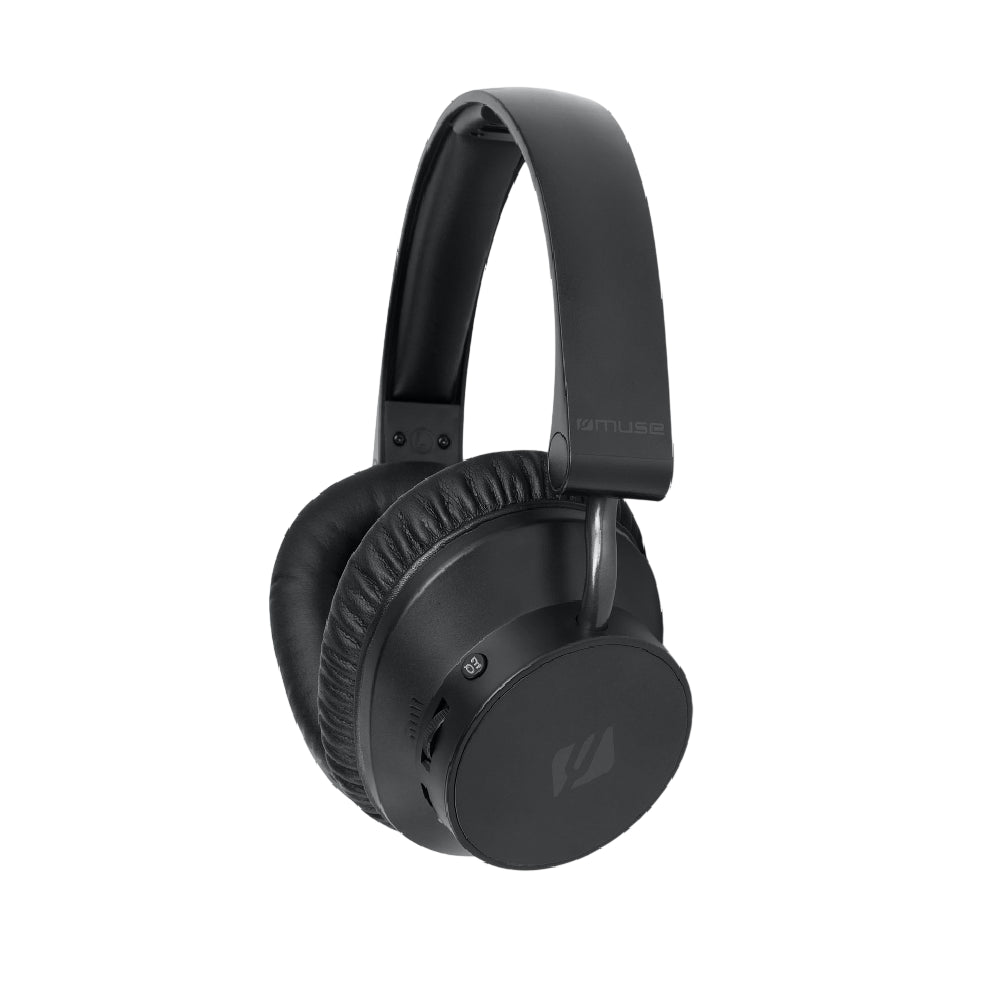 Muse | M-285 CTV Wireless TV Headphones | Charging Base | Bluetooth 5.3 | Black