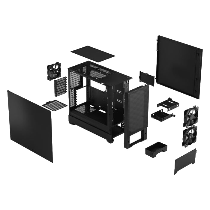 Fractal Design Pop Air | Mid-Tower | Black Solid | ATX | No PSU